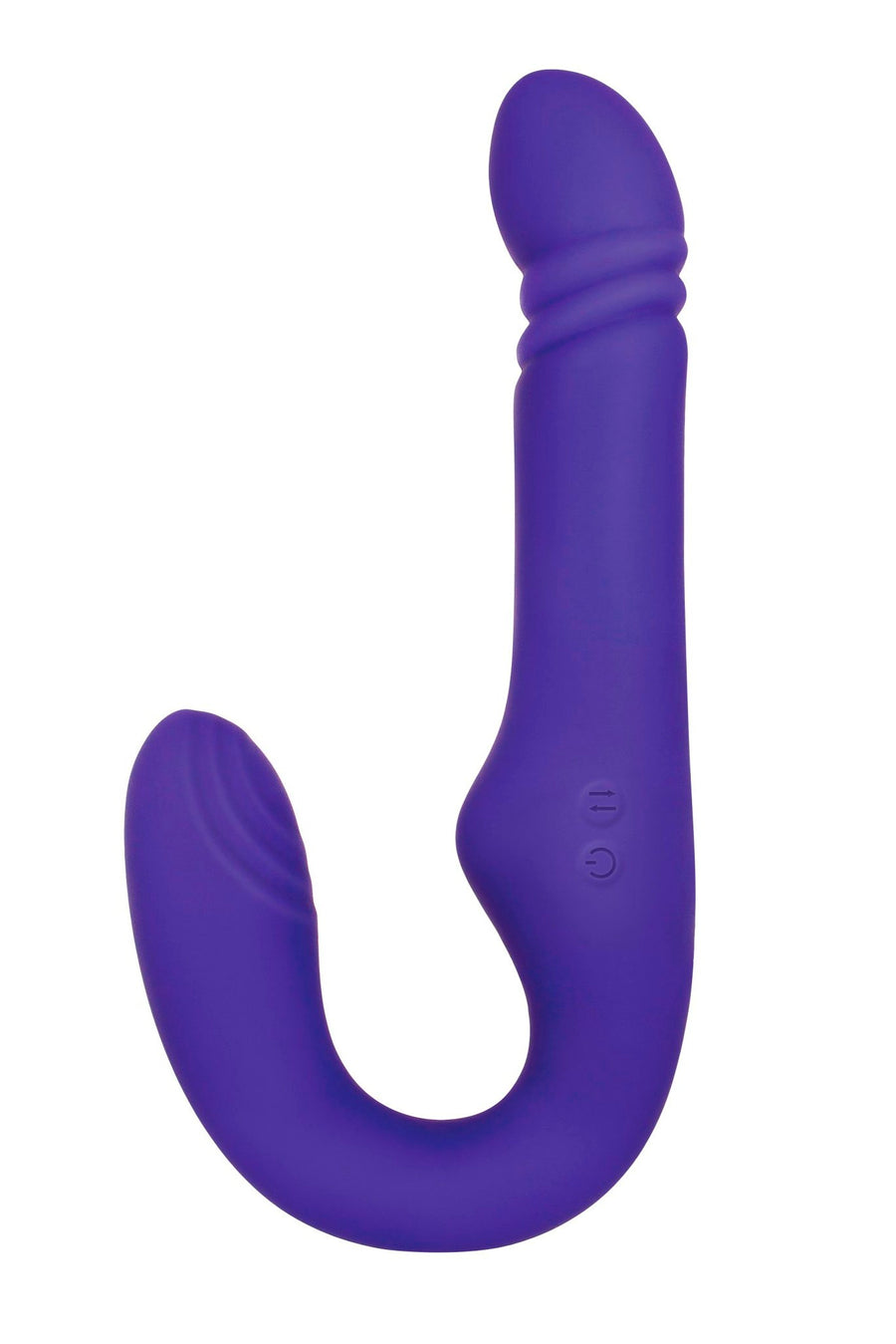 Adam & Eve - Eve's Ultimate Thrusting Strapless Stap-On - Blue - Stag Shop