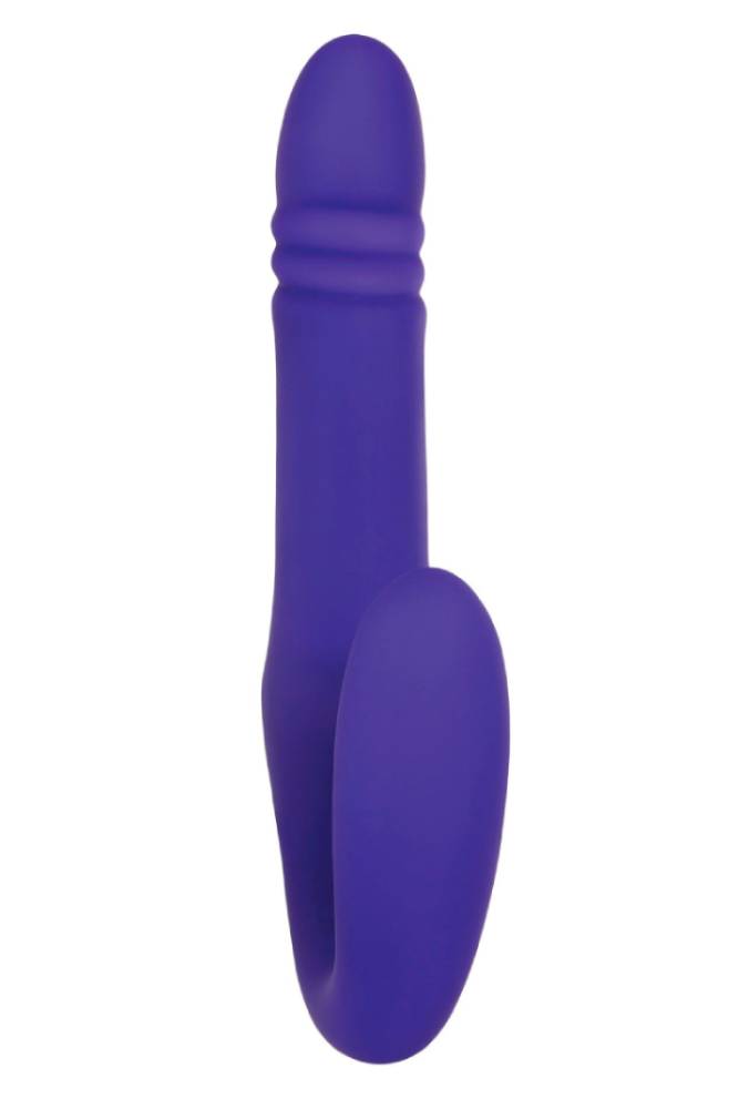 Adam & Eve - Eve's Ultimate Thrusting Strapless Stap-On - Blue - Stag Shop