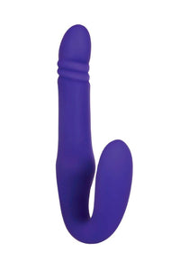 Thumbnail for Adam & Eve - Eve's Ultimate Thrusting Strapless Stap-On - Blue - Stag Shop