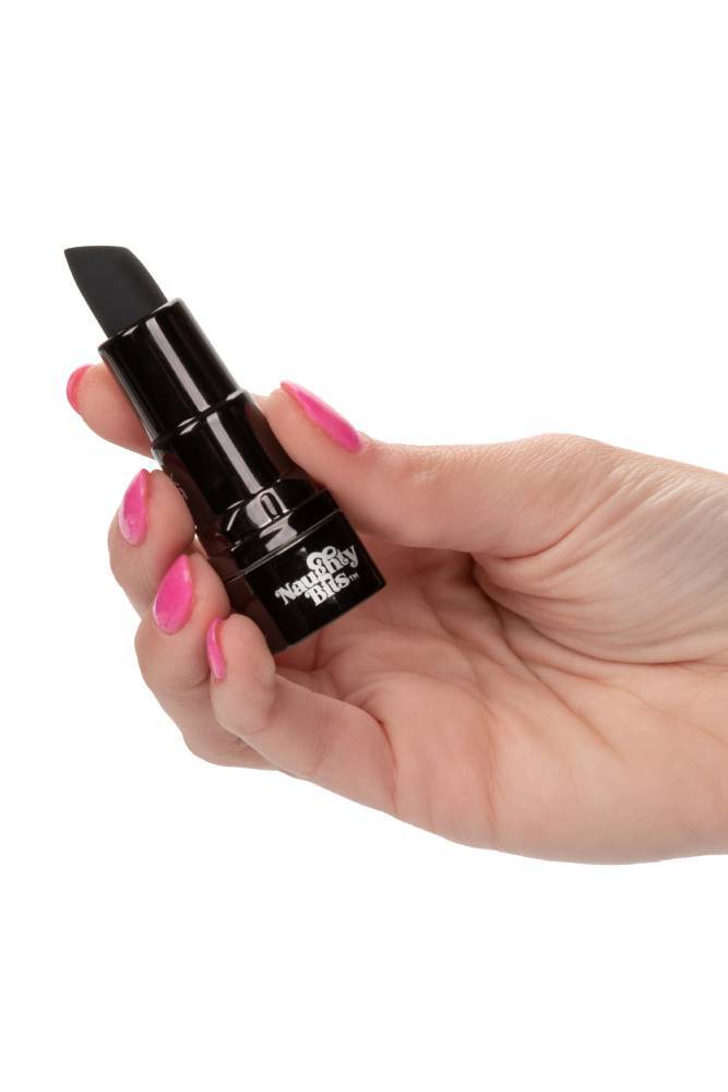 Cal Exotics - Naughty Bits - Evil Bitch Lipstick Vibrator - Black - Stag Shop