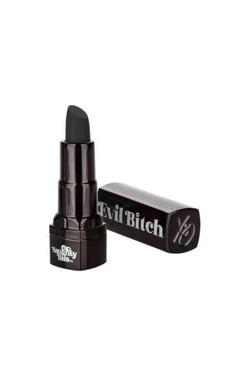 Cal Exotics - Naughty Bits - Evil Bitch Lipstick Vibrator - Black - Stag Shop