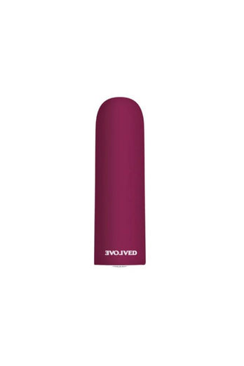 Evolved - Mighty Thick Bullet Vibrator - Burgundy - Stag Shop