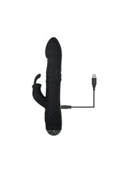 Evolved - Bodacious Bunny Vibrator - Black - Stag Shop