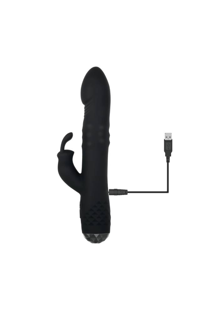 Evolved - Bodacious Bunny Vibrator - Black - Stag Shop