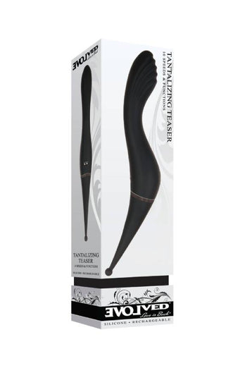 Evolved - Tantalizing Teaser Dual-Ended Vibrator - Black - Stag Shop