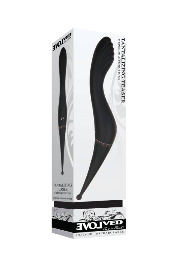 Evolved - Tantalizing Teaser Dual-Ended Vibrator - Black - Stag Shop