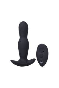 Thumbnail for Doc Johnson - A-Play - Expander - Remote Controlled Silicone Anal Plug - Black - Stag Shop