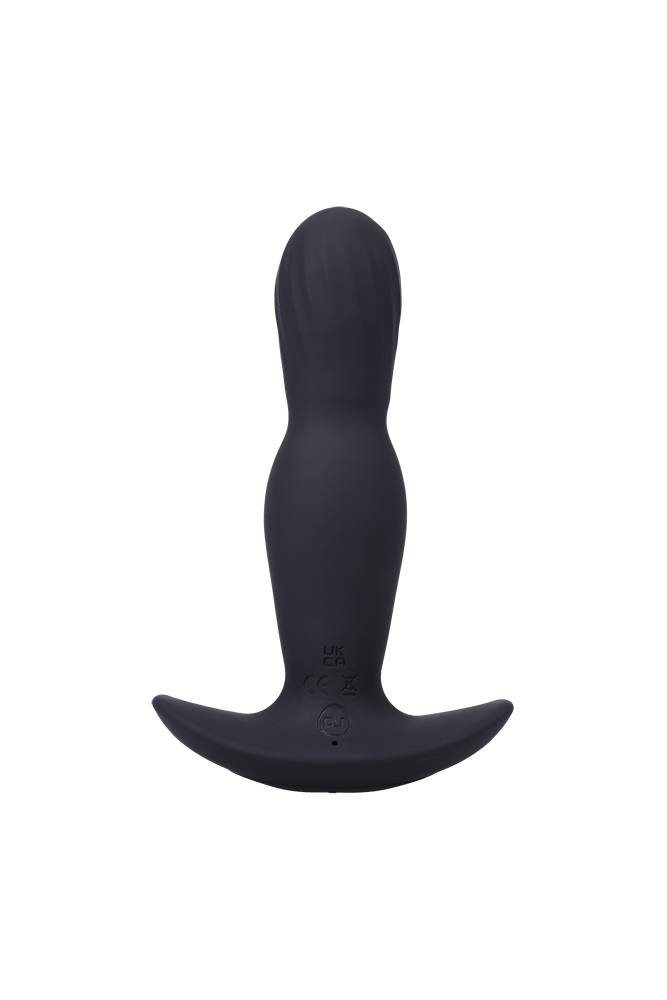 Doc Johnson - A-Play - Expander - Remote Controlled Silicone Anal Plug - Black - Stag Shop