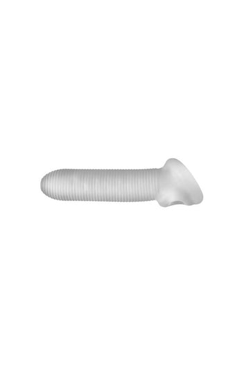Perfect Fit - Fat Boy - Fat Boy Micro Rib 6.5" Penis Sheath - Clear - Stag Shop