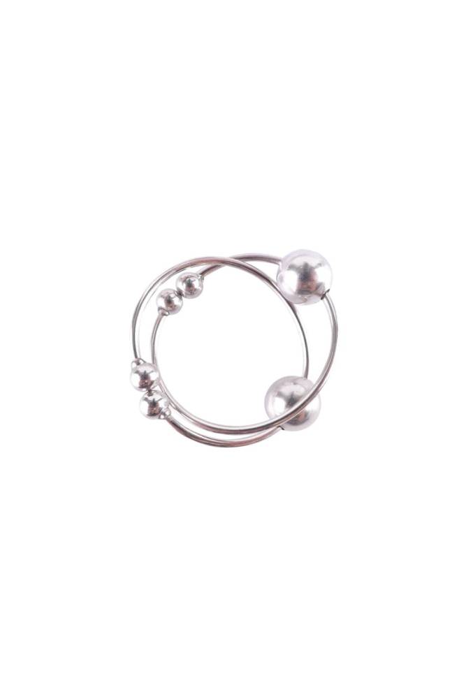 Pipedream - Fetish Fantasy - Nipple Bull Rings - Silver - Stag Shop