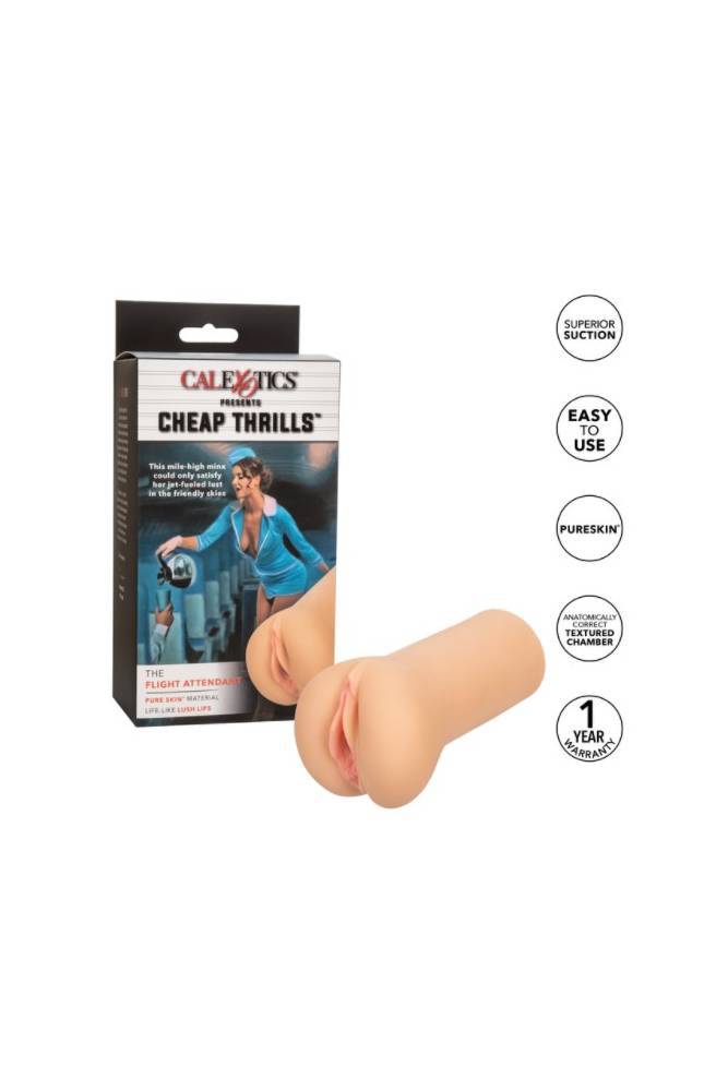 Cal Exotics - Cheap Thrills - The Flight Attendant Stroker - Stag Shop