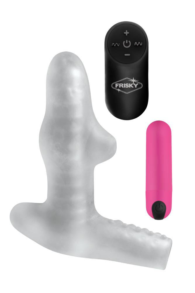 XR Brands - 28X Fill'er Up Vibrating Love Tunnel with Remote - Stag Shop