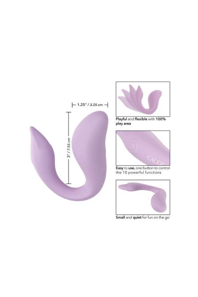 Cal Exotics - Slay #FlexMe - Flexible Rechargeable Couples Vibrator - Purple - Stag Shop