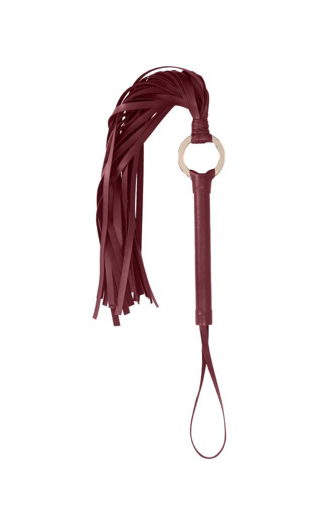 Ouch by Shots Toys - Halo - Flogger - Burgundy - Stag Shop
