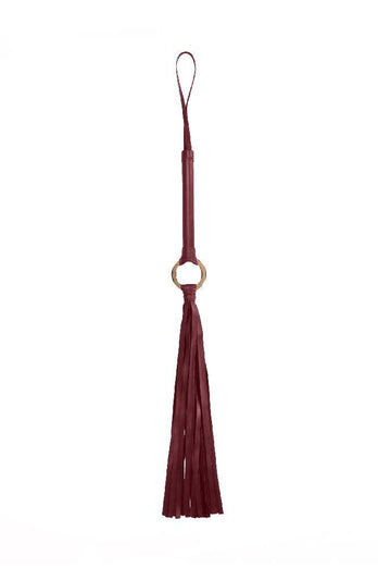 Ouch by Shots Toys - Halo - Flogger - Burgundy - Stag Shop