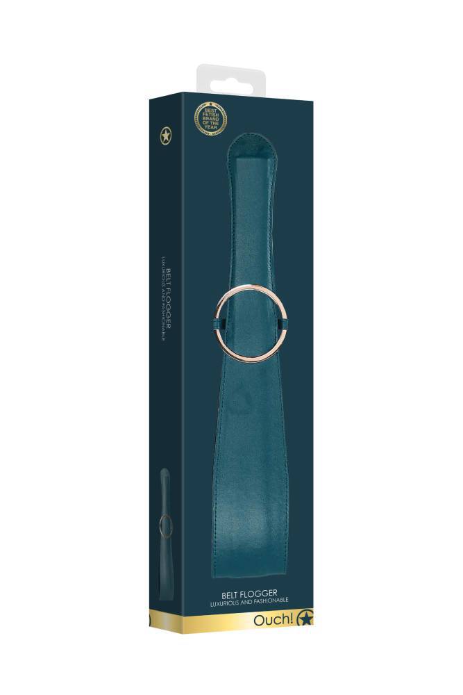 Ouch by Shots Toys - Halo - Belt Flogger- Green - Stag Shop