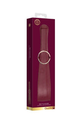 Ouch by Shots Toys - Halo - Belt Flogger - Burgundy - Stag Shop