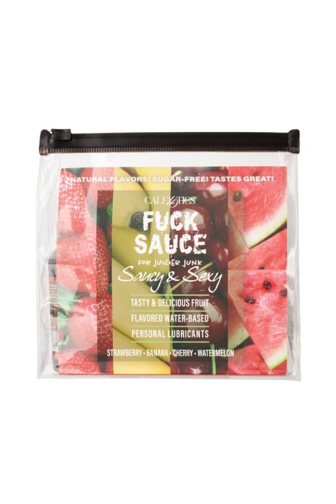 Cal Exotics - Fuck Sauce Flavoured Water-Based Lubricant - 2 oz - 4 Pack - Stag Shop