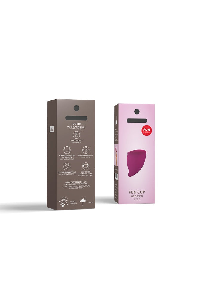 Fun Factory - Fun Cup Menstrual Cup Size B - Grape - Stag Shop