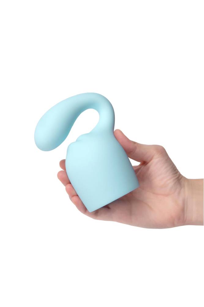 Le Wand - Glider Weighted Silicone Attachment - Blue - Stag Shop