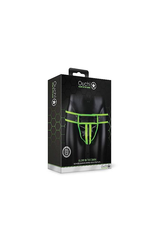 Ouch by Shots - Striped Jock Strap Style #1 - Glow in the Dark - Stag Shop