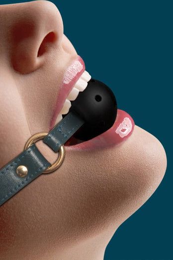 Ouch by Shots Toys - Halo - Breathable Ball Gag - Green - Stag Shop