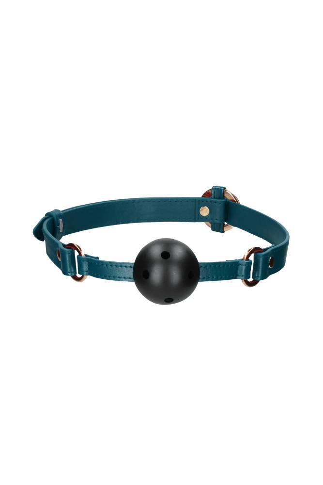 Ouch by Shots Toys - Halo - Breathable Ball Gag - Green - Stag Shop