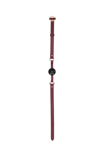 Ouch by Shots Toys - Halo - Breathable Ball Gag - Burgundy - Stag Shop