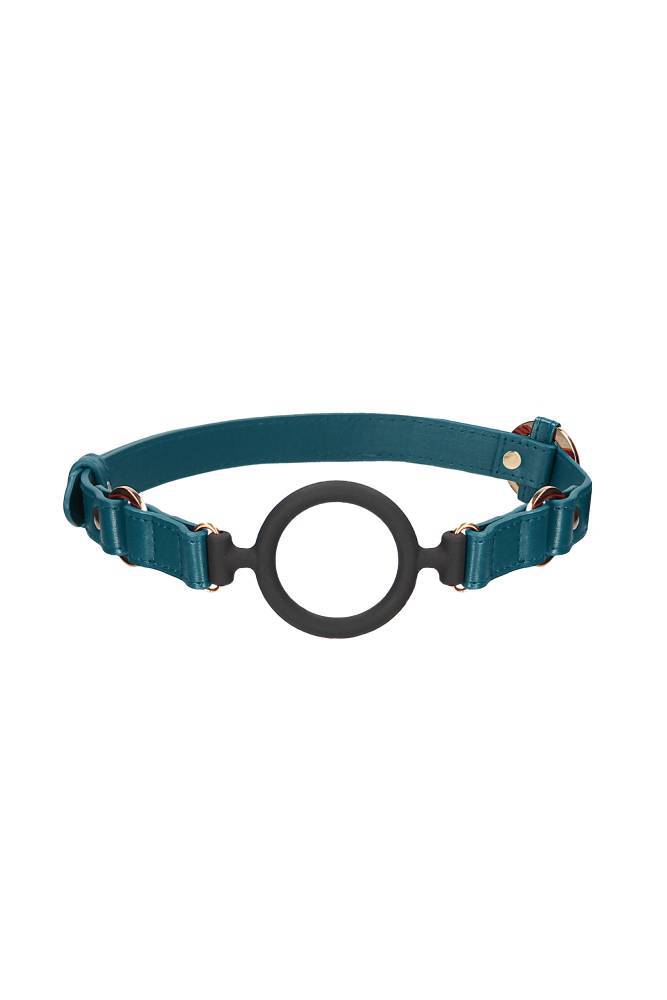 Ouch by Shots Toys - Halo - Silicone Ring Gag - Green - Stag Shop