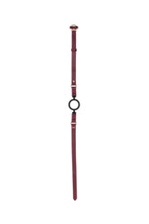 Ouch by Shots Toys - Halo - Silicone Ball Gag - Burgundy - Stag Shop