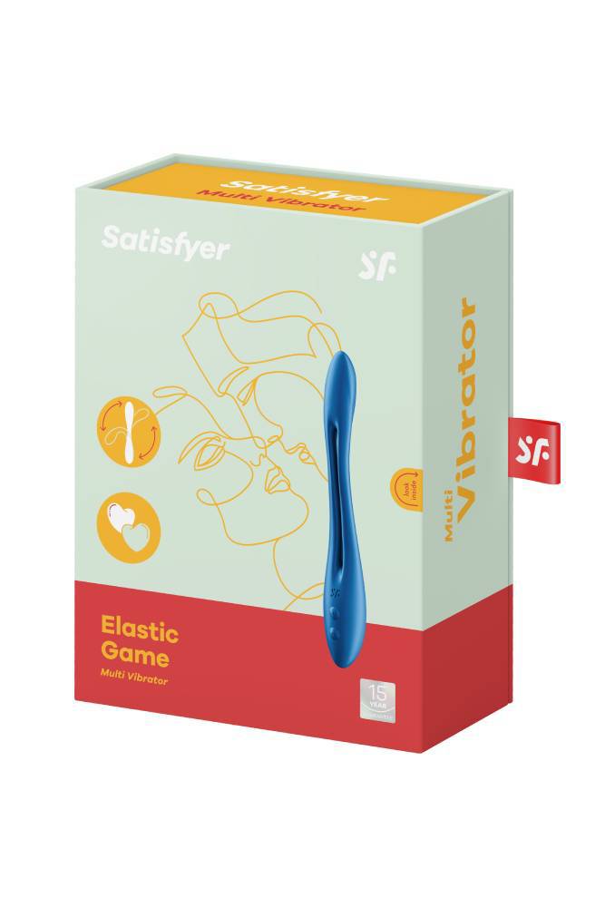 Satisfyer - Elastic Game - Bendable Vibrator - Blue - Stag Shop