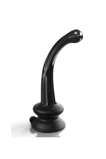 Pipedream - Icicles - No. 87 - Suction Cup Glass Dildo - Black - Stag Shop