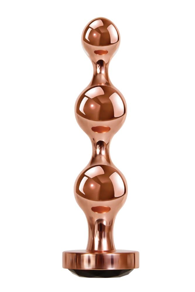 Evolved - Gender X - Gold Digger Large Butt Plug - Rose Gold - Stag Shop