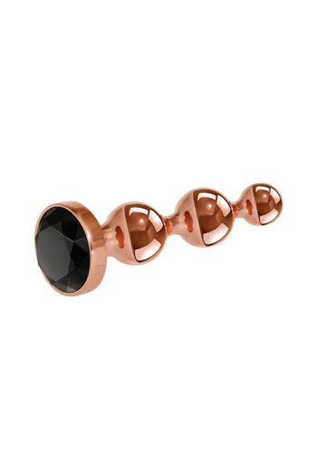 Evolved - Gender X - Gold Digger Medium Butt Plug - Rose Gold - Stag Shop