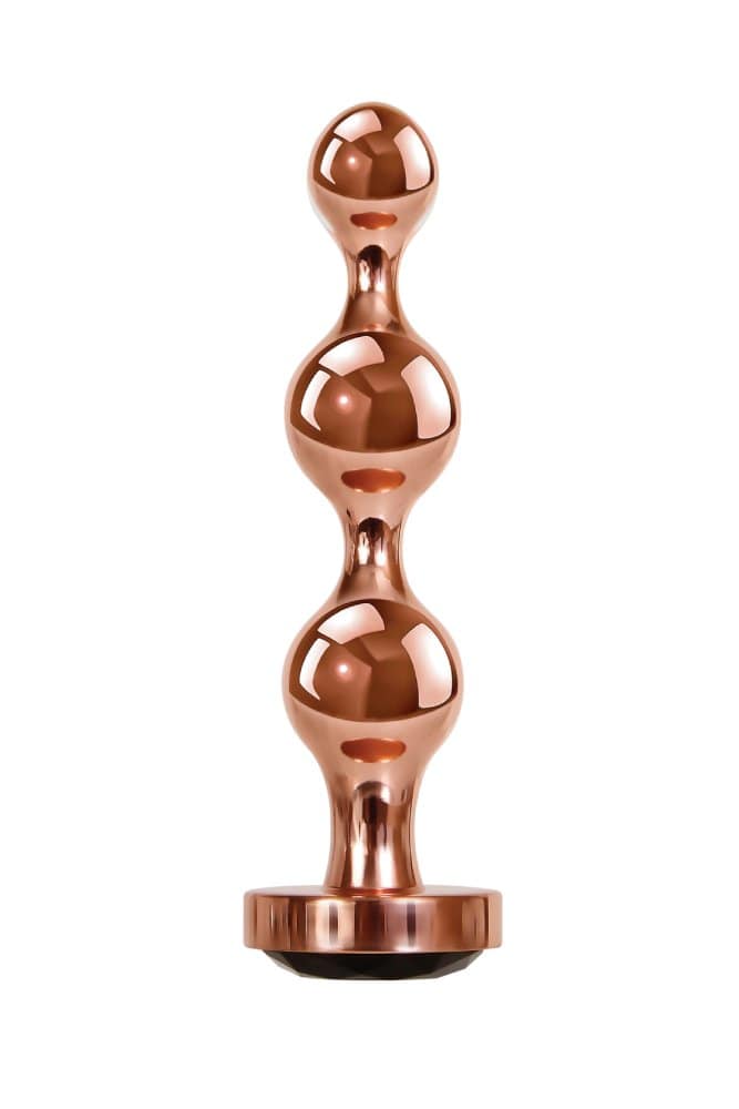 Evolved - Gender X - Gold Digger Small Butt Plug - Rose Gold - Stag Shop