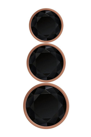 Evolved - Gender X - Gold Digger Butt Plug Set - Rose Gold - Stag Shop