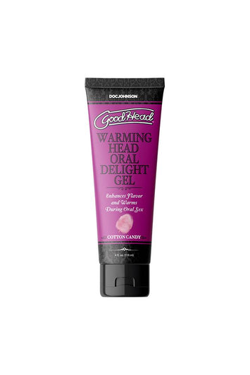 Doc Johnson - GoodHead - Warming Oral Delight Gel - Cotton Candy - 4 oz - Stag Shop