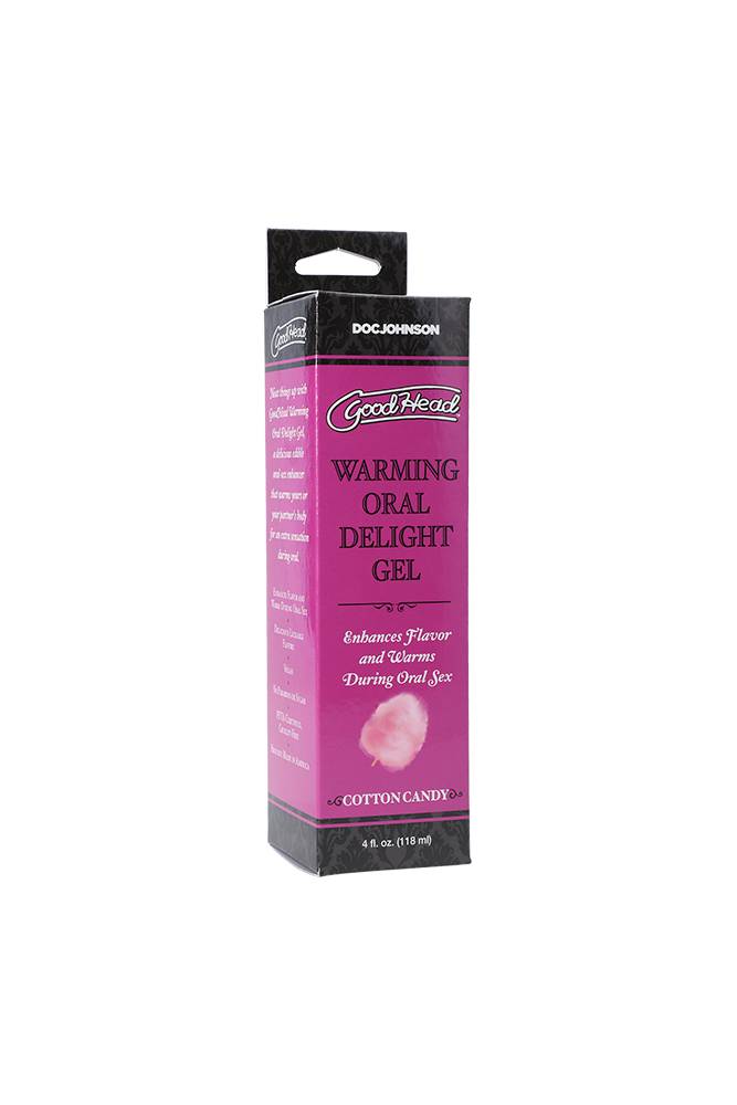 Doc Johnson - GoodHead - Warming Oral Delight Gel - Cotton Candy - 4 oz - Stag Shop