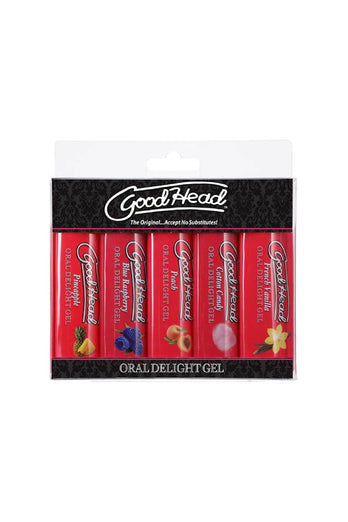 Doc Johnson - GoodHead - Oral Delight Gel - 5-Pack - Stag Shop