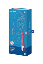 Satisfyer - Petting Hippo Vibrator - Pink - Stag Shop