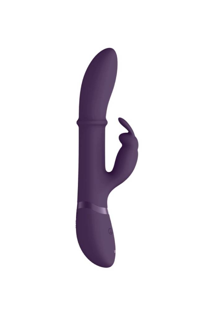 Shots Toys - VIVE - Halo - Stimulating Ring Rabbit Vibrator - Purple - Stag Shop