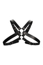 Ouch by Shots Toys - Buckle Chest Harness - Black - OSL - Stag Shop