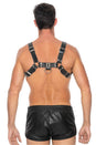 Ouch By Shots Toys - Bulldog Chest Harness - Black - Stag Shop
