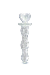 Thumbnail for NS Novelties - Firefly - Heart A Glow - Glass Dildo - Glow-in-the-dark/Clear - Stag Shop