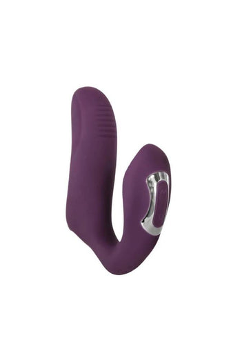 Evolved - Helping Hand - Dual Stimulation Finger Vibrator - Purple - Stag Shop