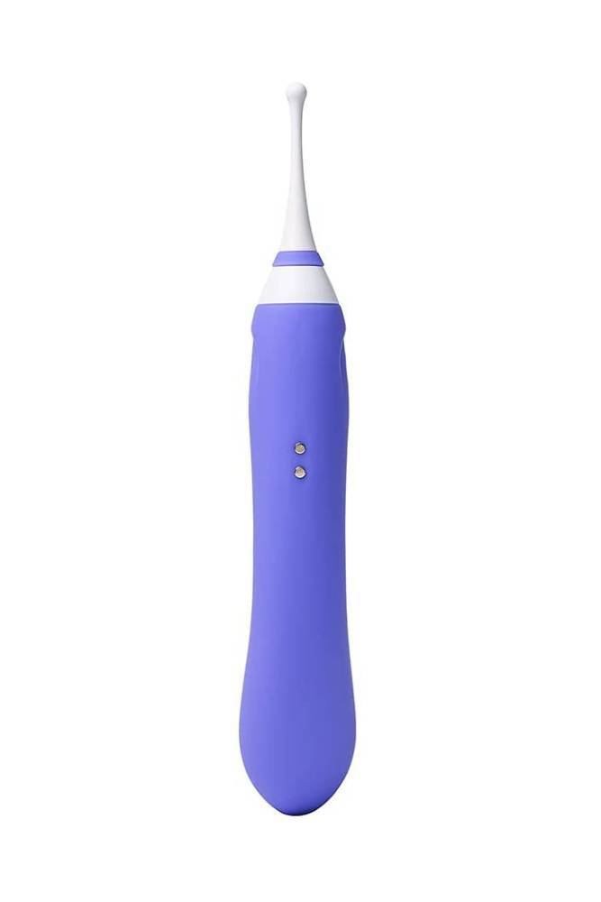 Lovense - Hyphy Bluetooth Dual-End High Frequency Silicone Vibrator - Purple - Stag Shop