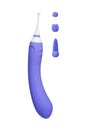 Lovense - Hyphy Bluetooth Dual-End High Frequency Silicone Vibrator - Purple - Stag Shop
