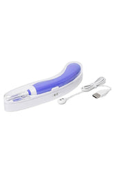 Lovense - Hyphy Bluetooth Dual-End High Frequency Silicone Vibrator - Purple - Stag Shop