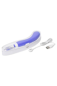 Thumbnail for Lovense - Hyphy Bluetooth Dual-End High Frequency Silicone Vibrator - Purple - Stag Shop