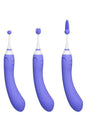 Lovense - Hyphy Bluetooth Dual-End High Frequency Silicone Vibrator - Purple - Stag Shop